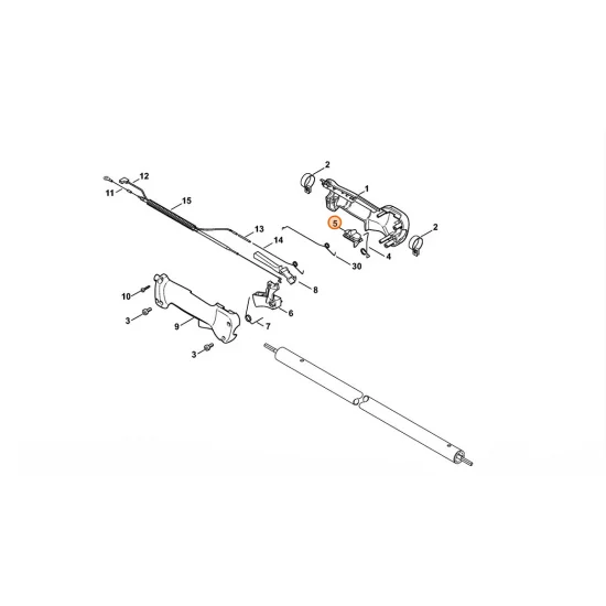 STIHL  Suwak przełącznika wielofunkcyjnego 4137 182 1700